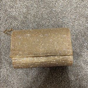 Sparkly gold purse